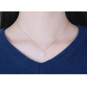 CLUE - Mother-of-Pearl Silver Necklace - CLUE - Jewelry - Harumio