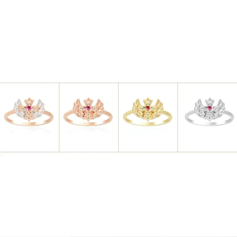 Saint Tail x Clue - Mini Wing Silver Ring - CLUE - Jewelry - Harumio