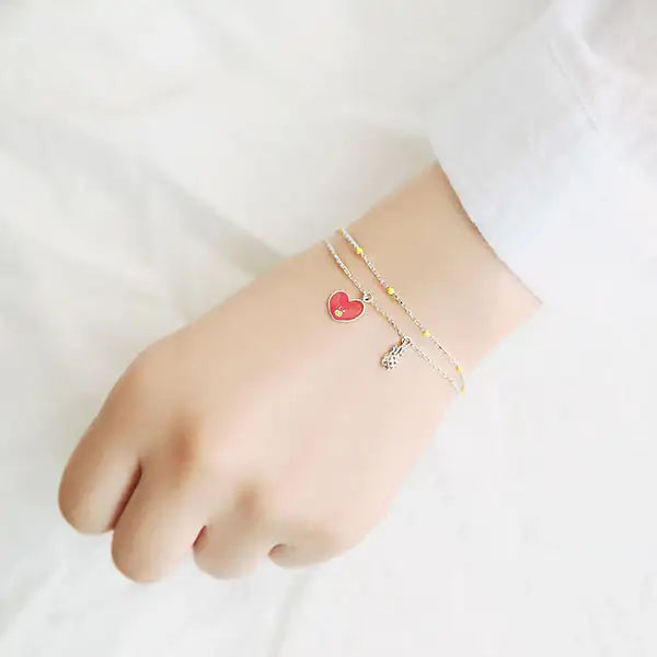 BT21 x OST - Silver Bracelet Ver. 2 - Tata - BT21 - Bracelets - Harumio