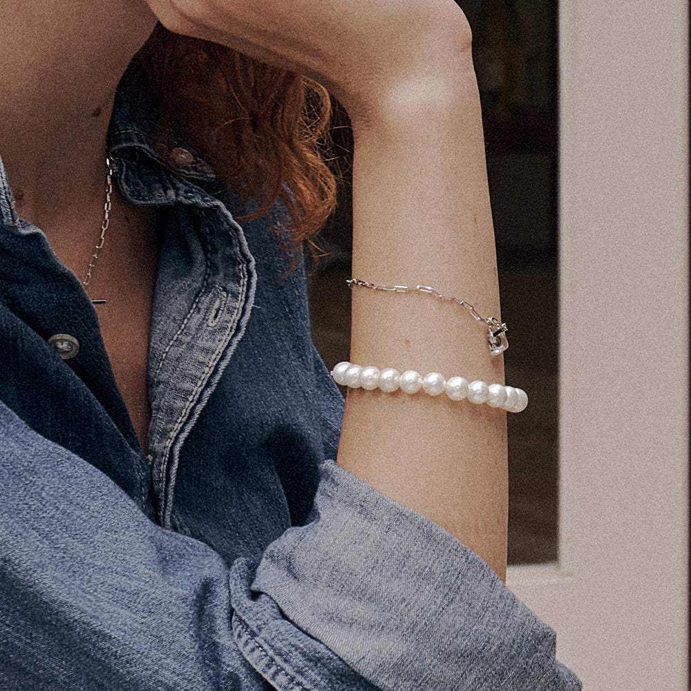 OST - Transparent Alphabet Rock Bracelet - OST - Jewelry - Harumio
