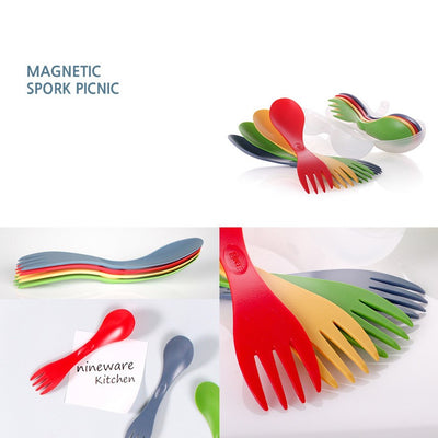 Nineware - Magnetic Picnic Spork Set