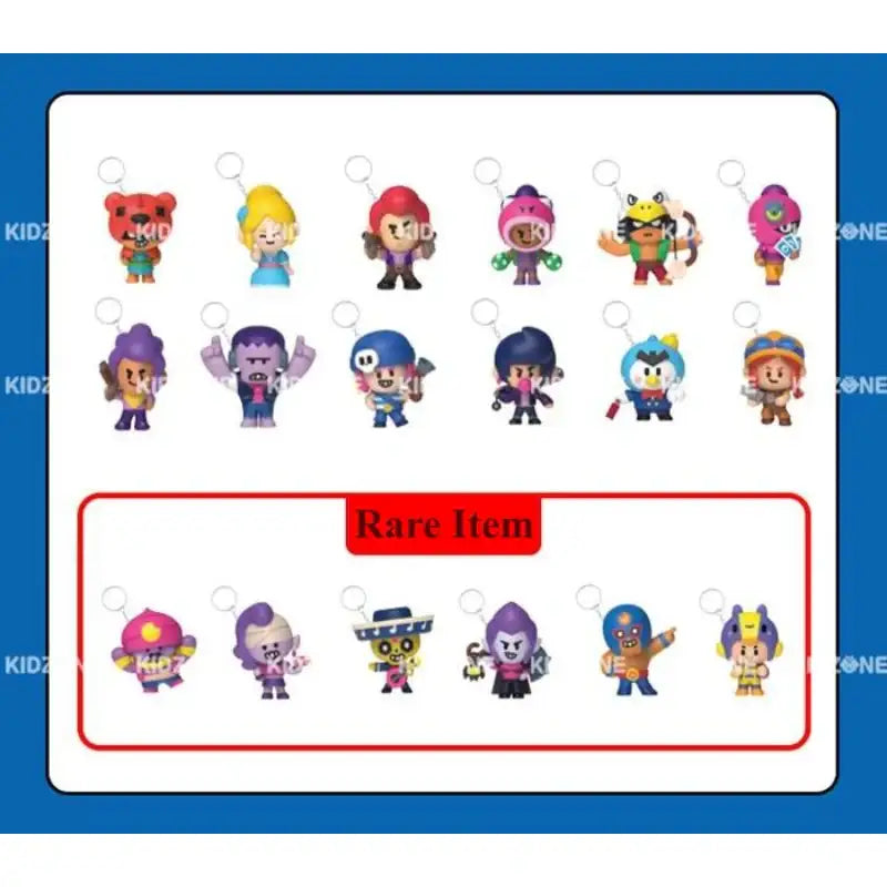 Line Friends x Brawl Stars - Keyring - Random - LINE FRIENDS - Keyrings - Harumio