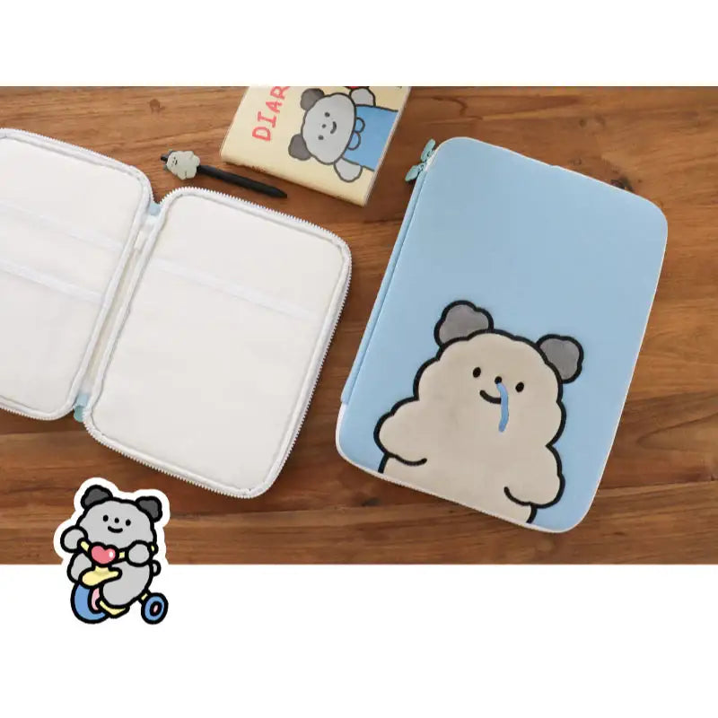 Jelly Crew - ddoodly - Runny Nose iPad Pouch - Jelly Crew - iPad Pouch - Harumio
