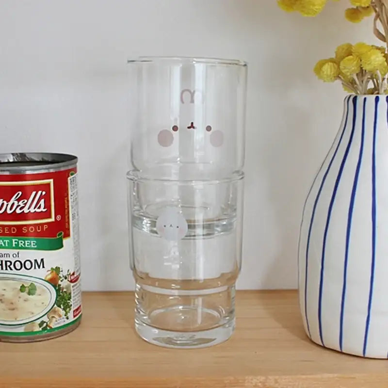 Molang - Double Glass Cup - Molang - Home & Living - Harumio