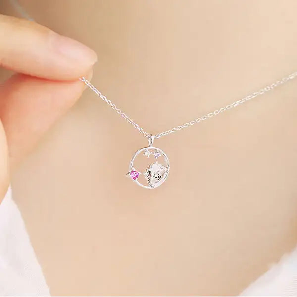 BT21 x OST - Silver Necklace Ver. 2 - RJ - BT21 - Necklace - Harumio