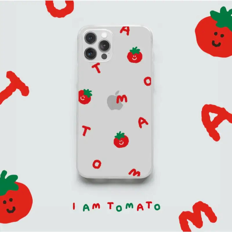 Teteum - Tomato Jelly Hard Phone Case - Teteum - Phone Cases - Harumio
