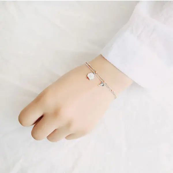 BT21 x OST - Silver Bracelet Ver. 2 - RJ - BT21 - Bracelets - Harumio