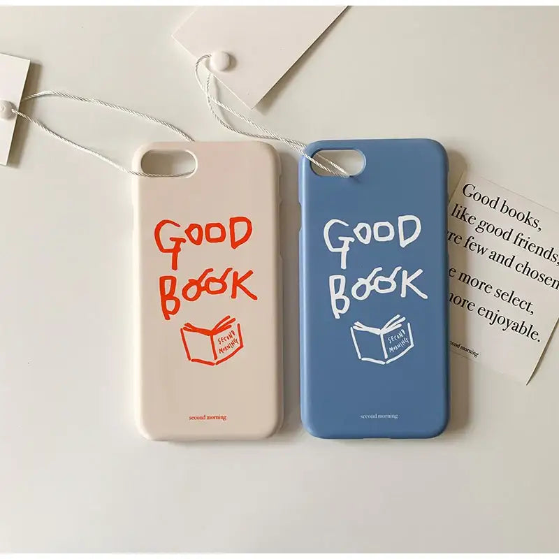 Second Morning - Good Book Hard Phone Case - Second Morning - Phone Cases - Harumio