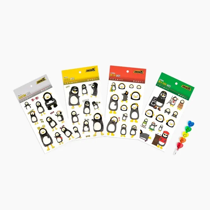 Pengsoo - Transparent Sticker Set - Pengsoo - Accessories, Stationery - Harumio