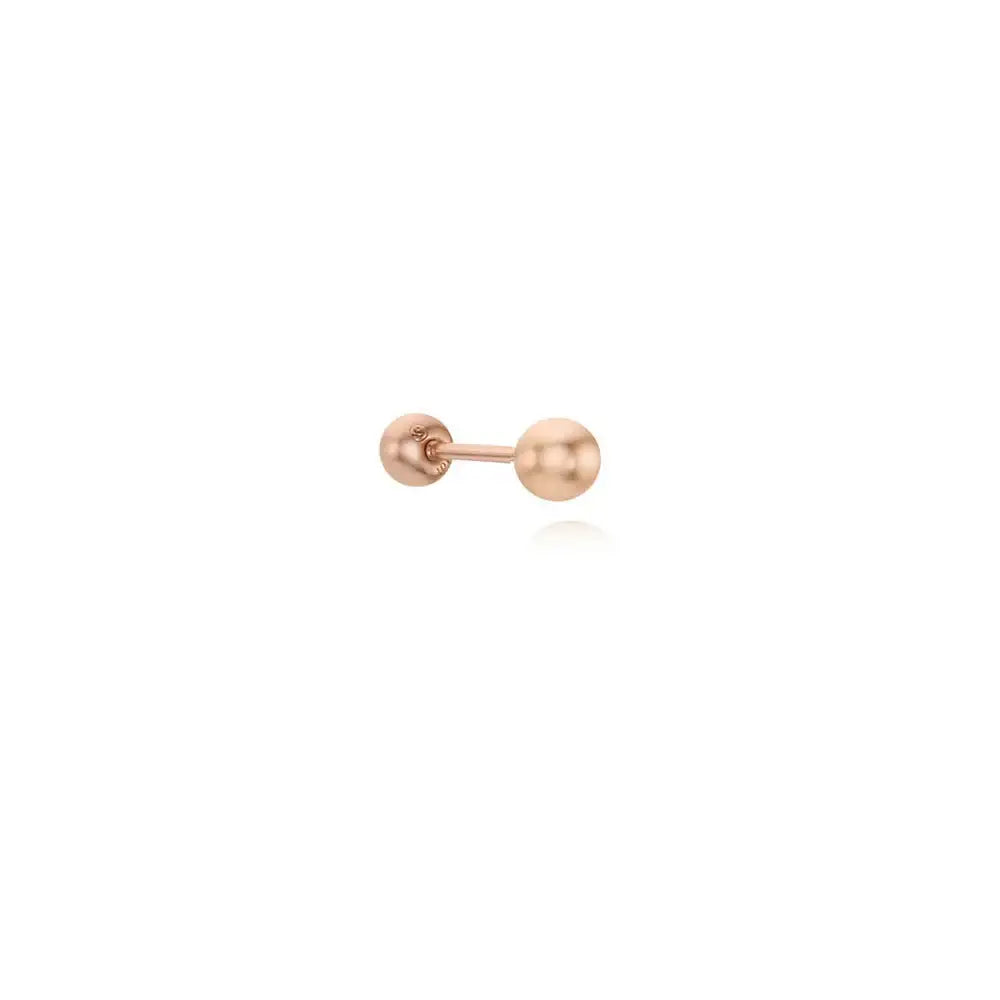 CLUE - 3mm Ball 10K/14K Gold Ear Pierce - CLUE - Jewelry - Harumio