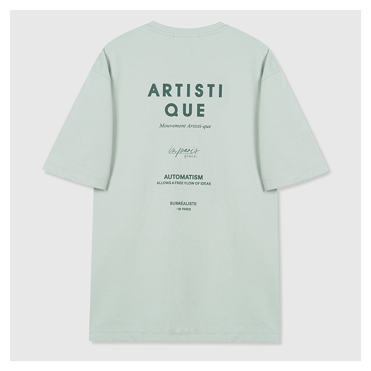 SPAO - COOLTECH Modern Lettering Short Sleeve T-shirt (Men)