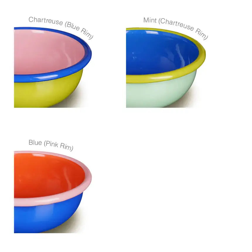 Odense - Bornn Enamel Coloroma Bowl (16cm) - Odense - Home & Living, Accessories - Harumio