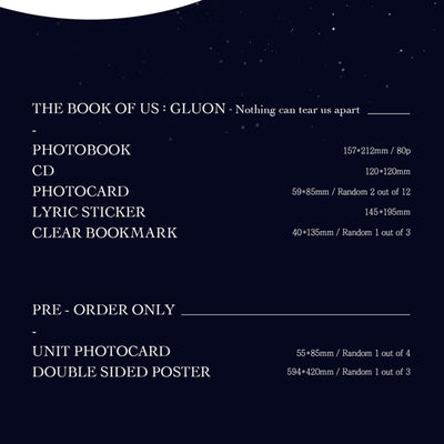 Day6 - THE BOOK OF US: GLUON