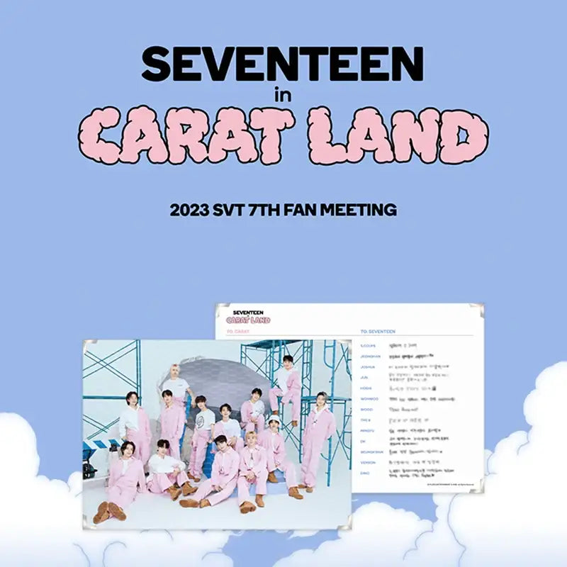 SEVENTEEN - 2023 CARAT LAND - Premium Message Photo