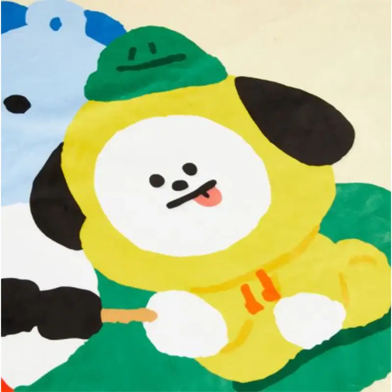 BT21- Baby Green Planet Blanket - LINE FRIENDS - Bed Textiles - Harumio