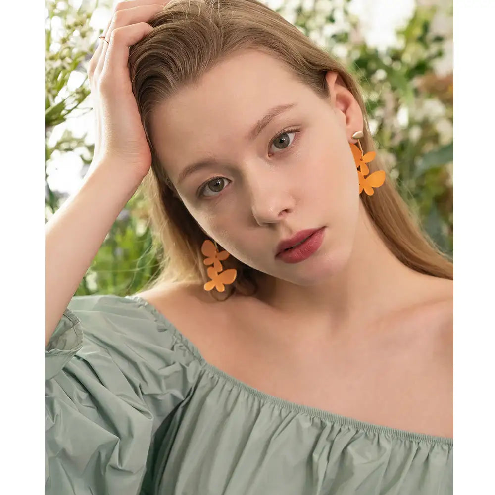 Bloom x AHNI - Butterfly Effect Silver Earrings - Bloom x AHNI - Jewelry - Harumio