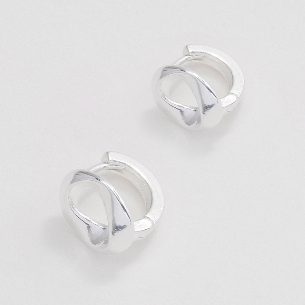 OST - Basic Twist Point Ring Earrings