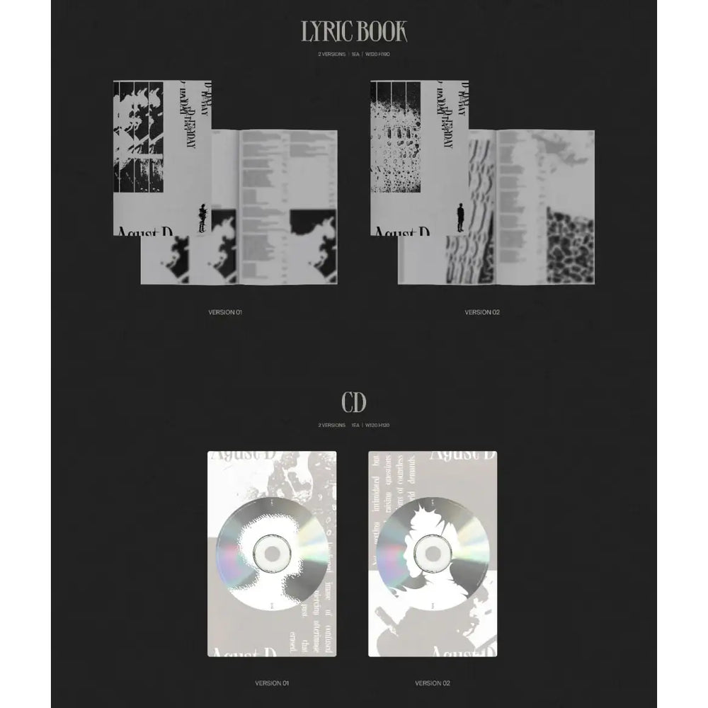 Agust D (SUGA) - D-DAY : 1st Album (Photobook Version) - YGPLUS - Album - Harumio