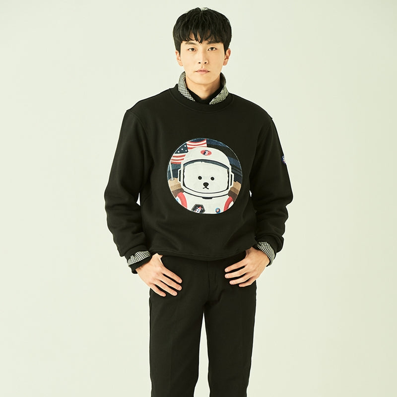 Beyond Closet - 2020 Winter Apollo Collection Classic Logo Patch Sweatshirts