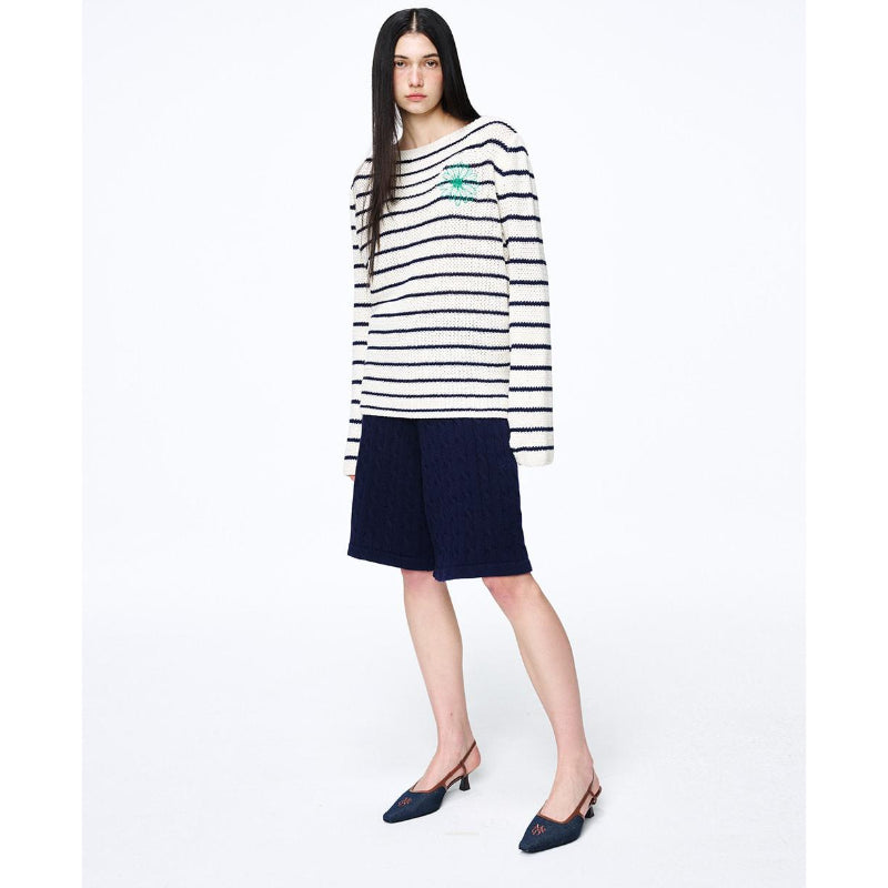 Mardi Mercredi - Cotton Pullover Long Sleeve Stripe