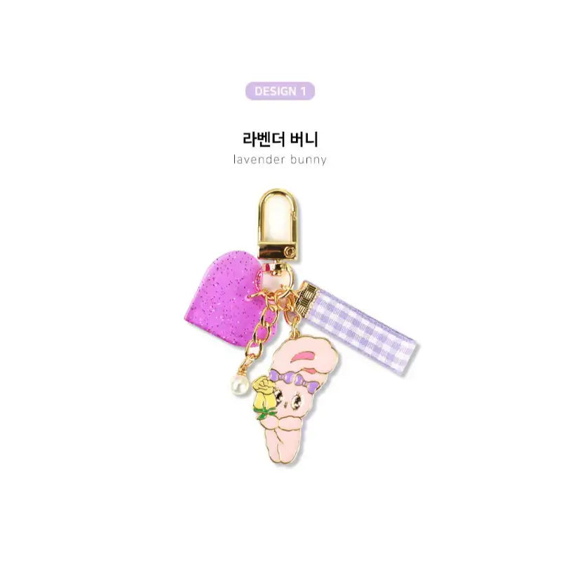 Esther Bunny - Lavender Keyring - Esther Bunny - Accessories - Harumio