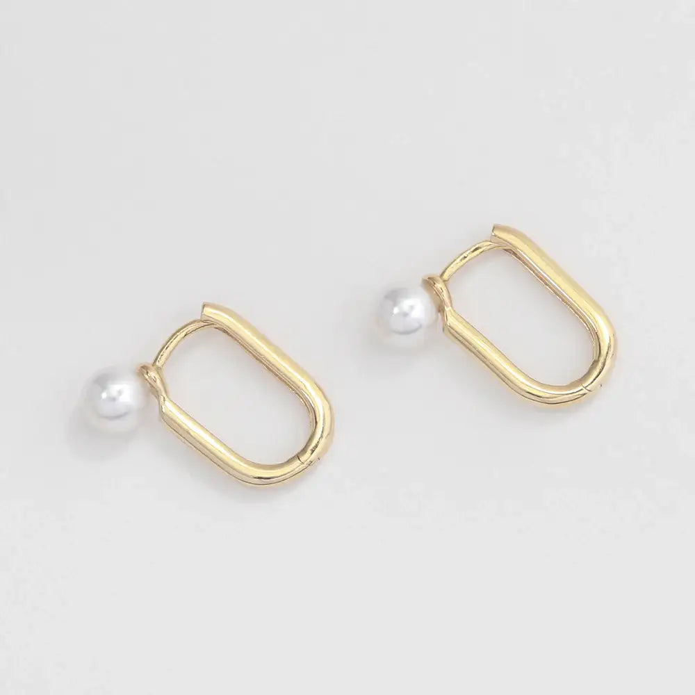 OST - Glam Unique Pearl Earrings - OST - Jewelry - Harumio