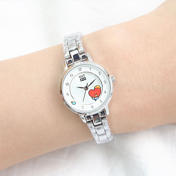 BT21 x OST - Silver Metal Watch - Tata - BT21 - Watches - Harumio