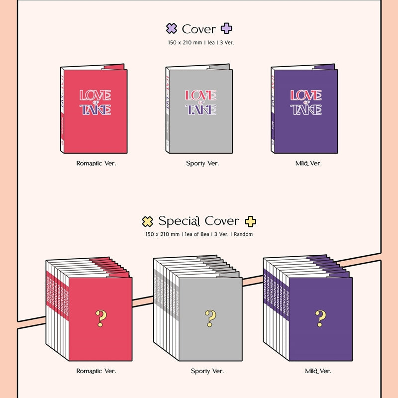 Pentagon - 11th Mini Album - LOVE or TAKE