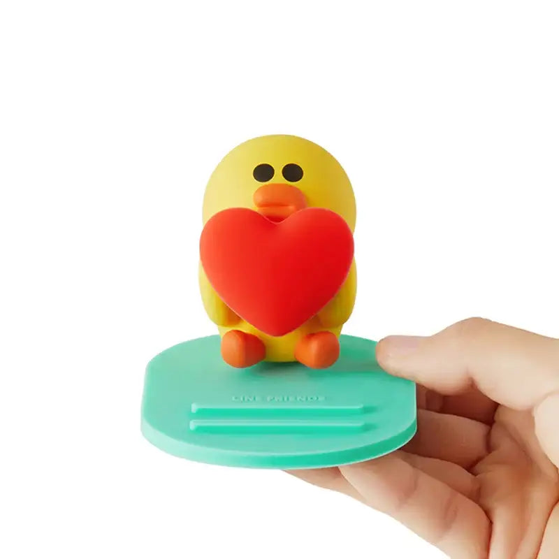 Line Friends - Sally Heart Figure Stand - Line Friends - Accessories, Toys - Harumio