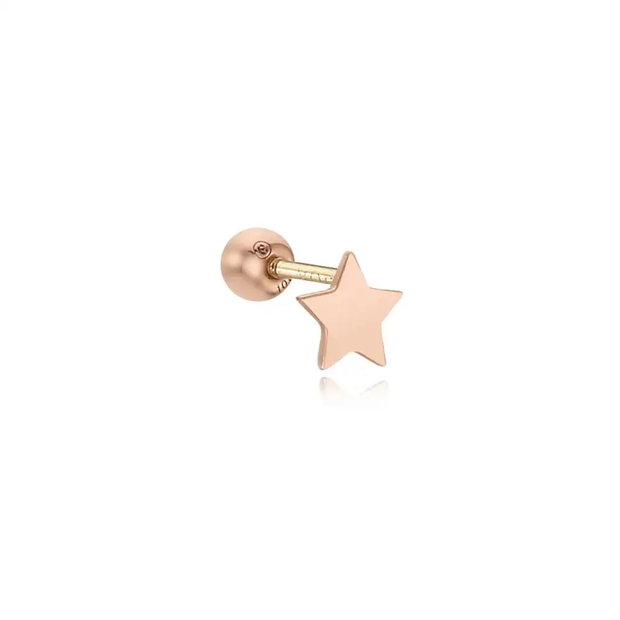 CLUE - Star 10K/14K Gold Ear Pierce - CLUE - Jewelry - Harumio