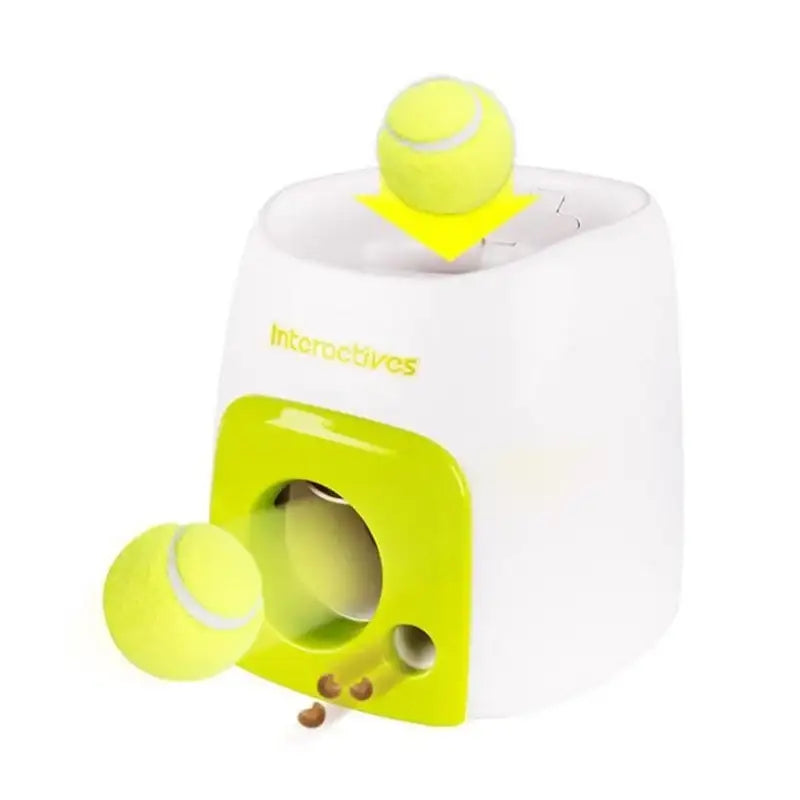 Yog!ssw - Pet Tennis Treat Dispenser - Jungle Monster - Pet Toys - Harumio