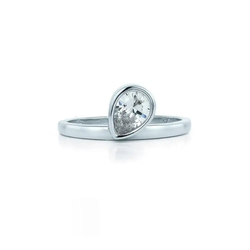 OST - EarthQ Pure Drop Silver Ring - OST - Jewelry - Harumio