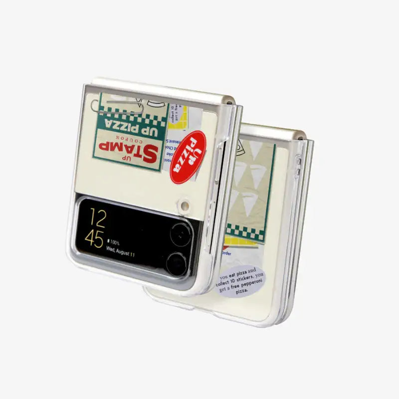 Pizza Delivery Man and the Gold Palace - Galaxy Z Flip Hard Case - Pizza Delivery Man and the Gold Palace - Galaxy Case - Harumio