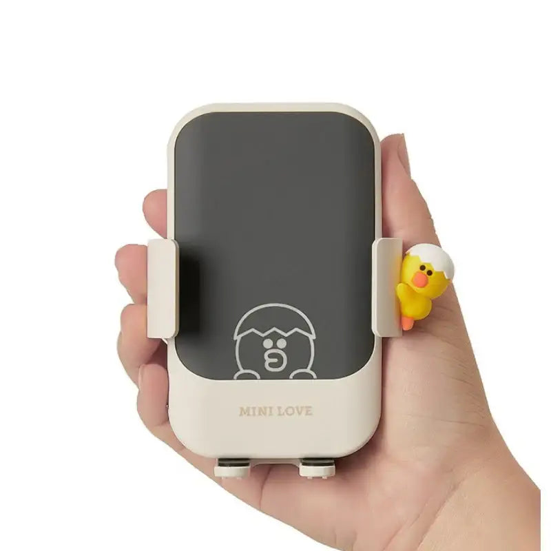 LINE FRIENDS - Brown & Friends Car Fast Wireless Charging Cradle - LINE FRIENDS - Car wireless charger - Harumio