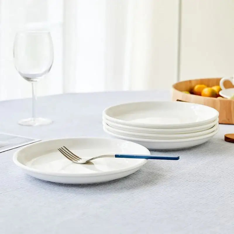 Korean ON - Round Plate 5P Set - Modern House - Plates - Harumio