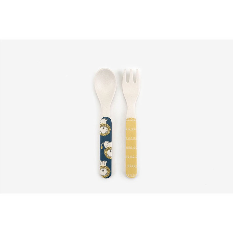 Dailylike x 10x10 - Bamboo Kids Spoon & Fork
