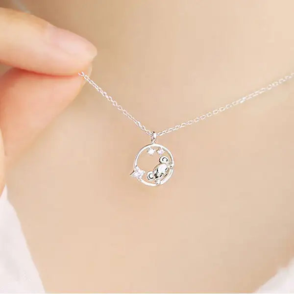 BT21 x OST - Silver Necklace Ver. 2 - Koya - BT21 - Necklace - Harumio