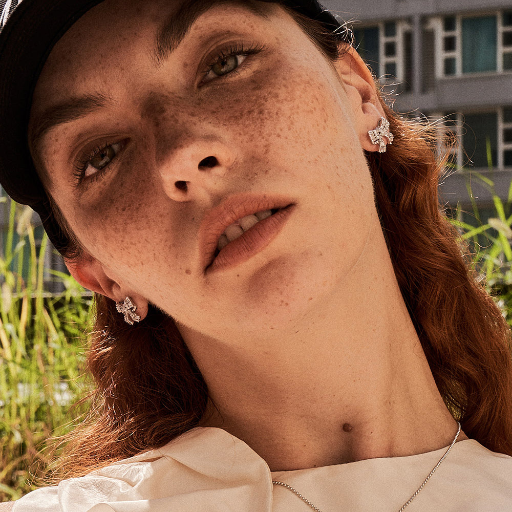 OST - Awesome Unique Big Ribbon Earring