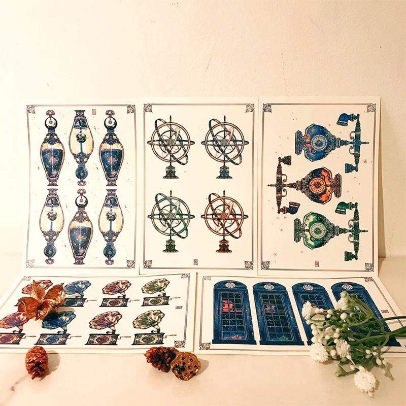Libet - Space Object Sticker Set - Libet - Stationary - Harumio
