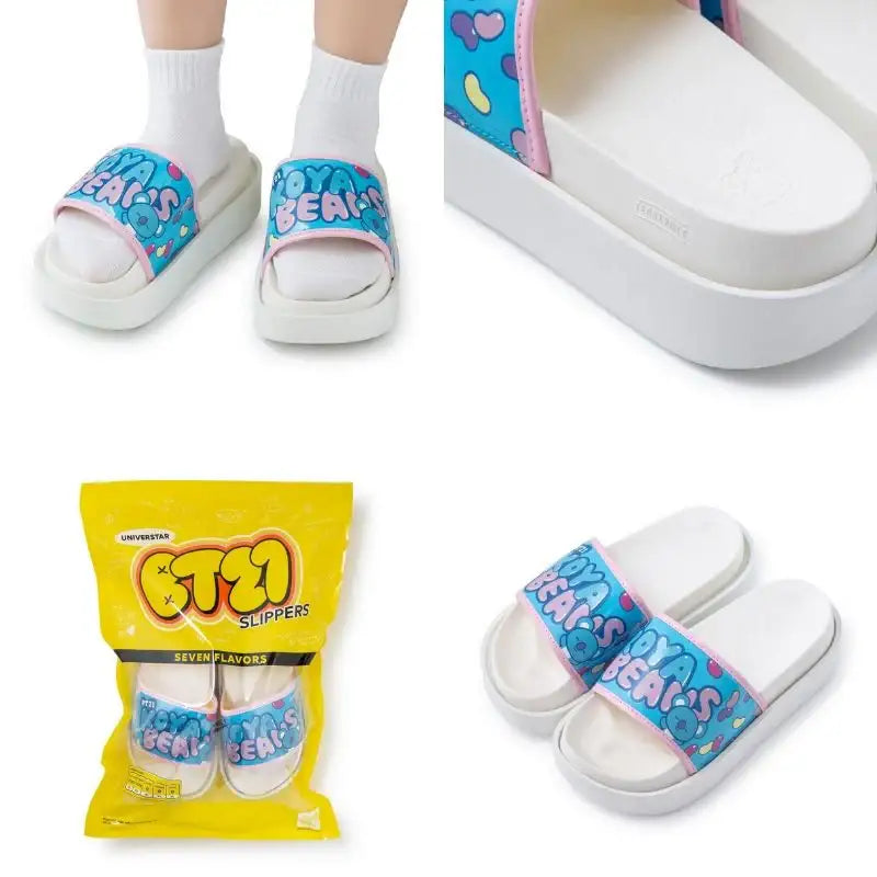 BT21 - Switfish Platform Slide Slippers - BT21 - Slipper - Harumio