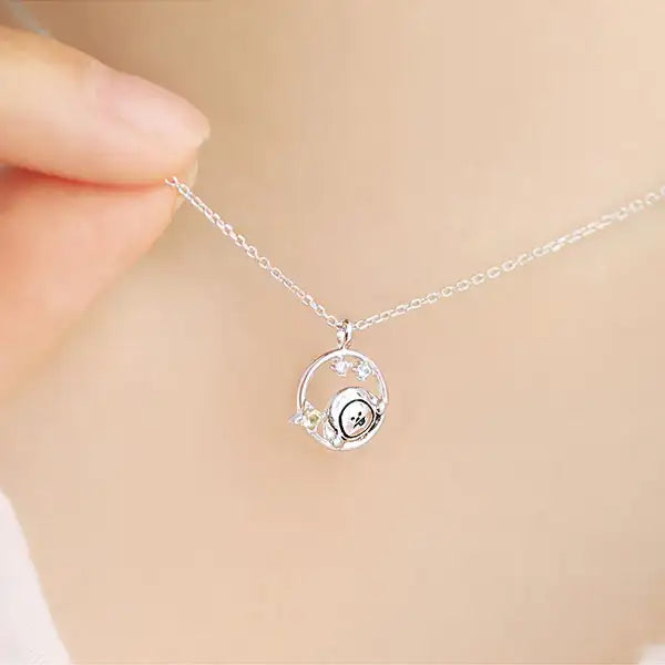 BT21 x OST - Silver Necklace Ver. 2 - Chimmy - BT21 - Necklace - Harumio