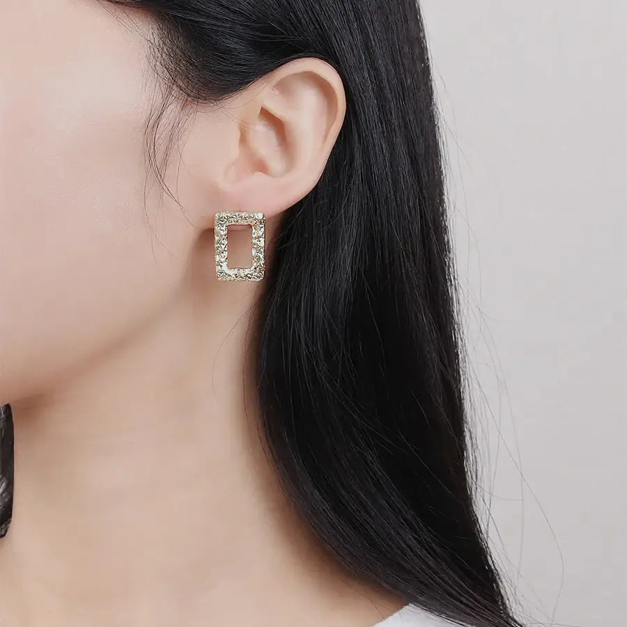 CLUE - Square Public Fashion Earring - CLUE - Jewelry - Harumio