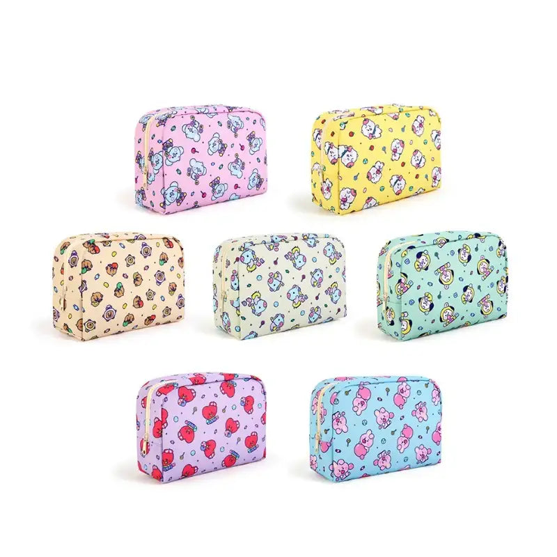 BT21 x Monopoly - Baby Square Pouch JELLY CANDY - BT21 x Monopoly - Pouches - Harumio