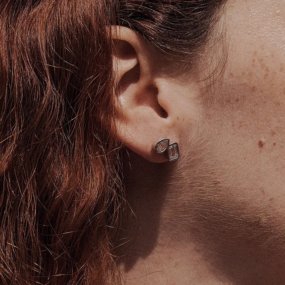 OST - Square Water Drop Earrings - OST - Jewelry - Harumio