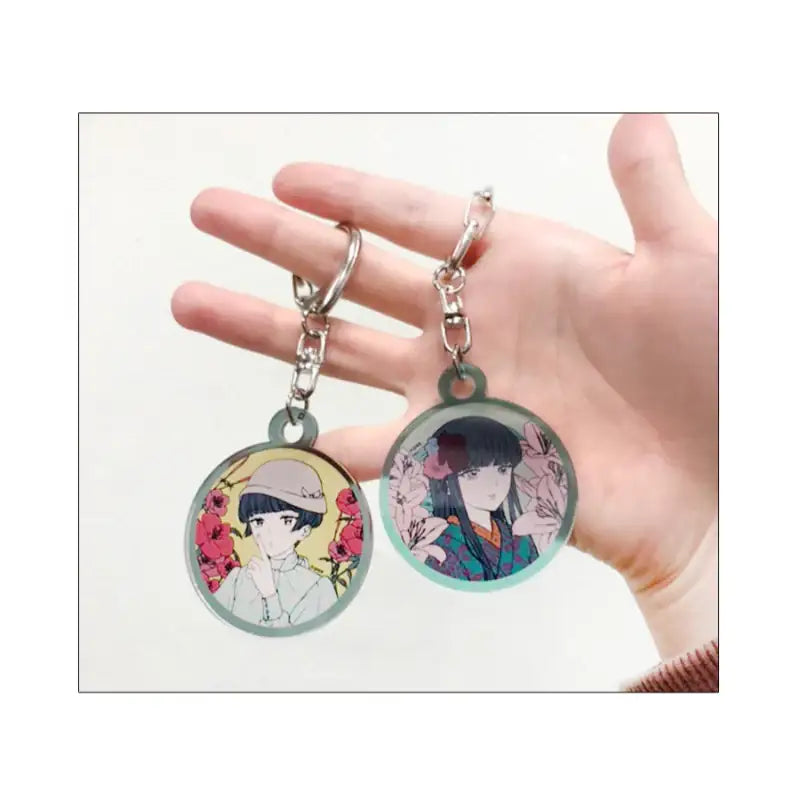 Nocturne in the Capital City - Double-sided Acrylic Keyring - Webtoon Shop - Keyrings - Harumio