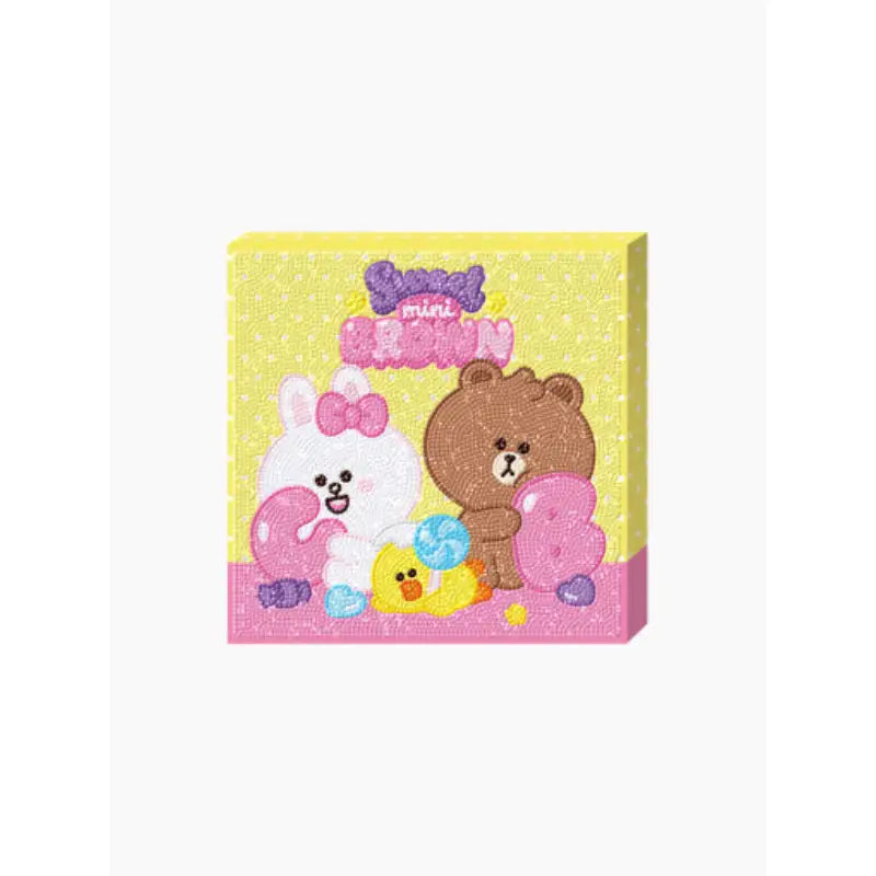 Line Friends - Diamond Cross Stitch Canvas Set