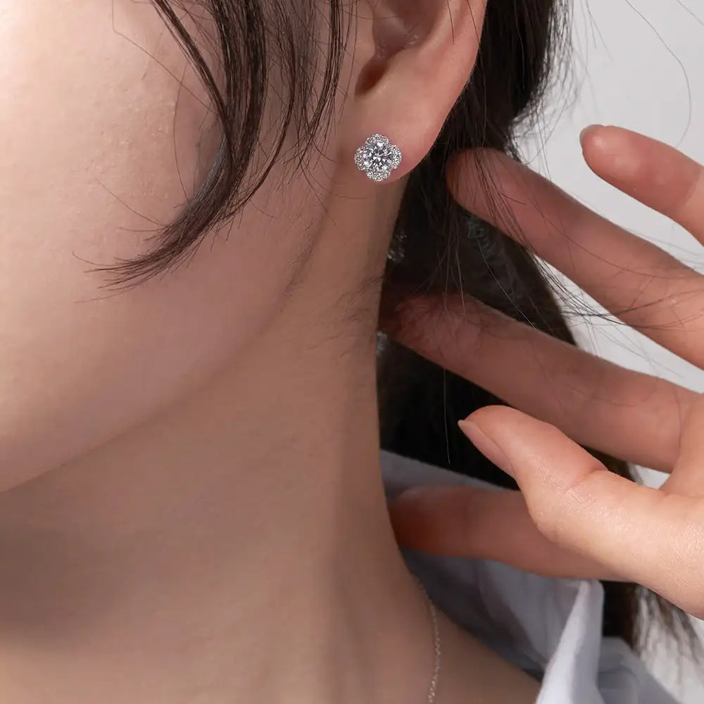 OST - Lucky Shine Clover Earrings - OST - Jewelry - Harumio