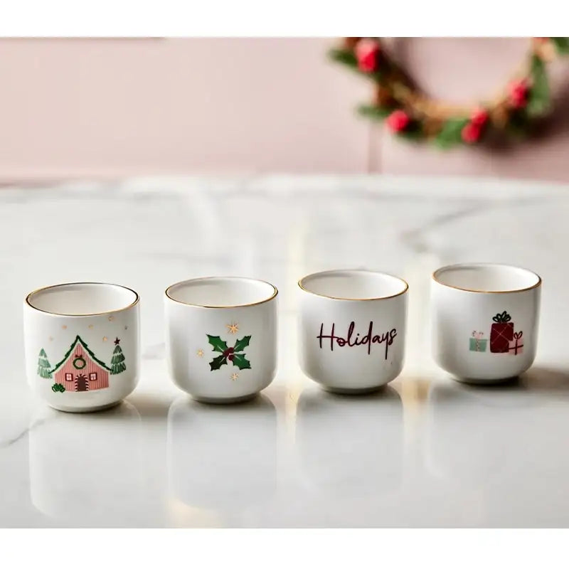 Korean Winter Story - Soju Glass Set - Modern House - Soju Glass - Harumio