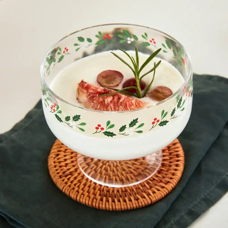 Korean Winter Flower - Acrylic Yogurt Bowl - Modern House - Home & Living - Harumio
