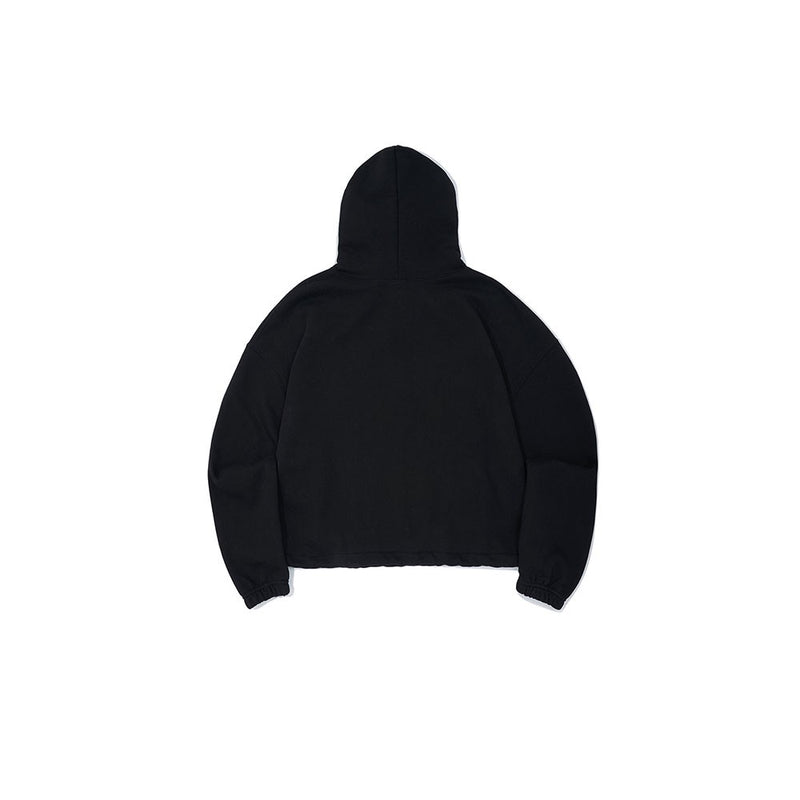 AQO - Bear Logo Crop Hoodie